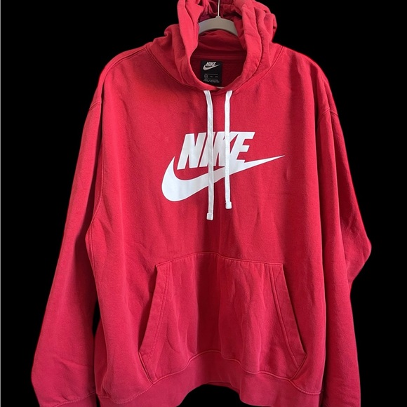 Nike Res Pullover hoodie Sweatshirt Men’s XXL Big Logo Swoosh Kangaroo Pockets - Picture 1 of 7